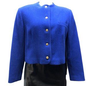 Women 'Miss  Pendleton " wool crop jacket sz medium